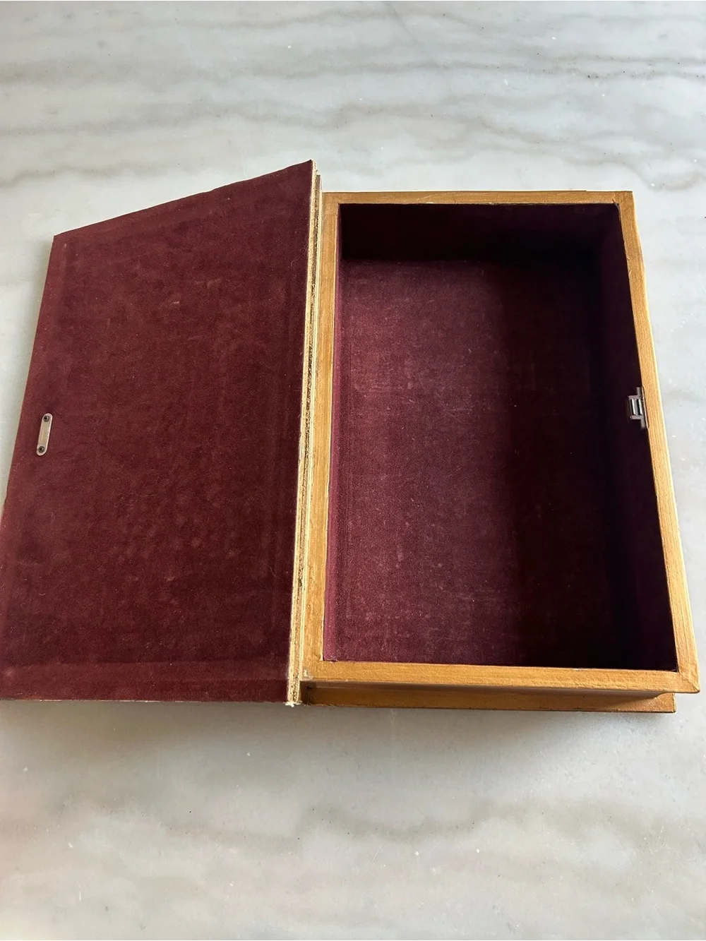 Vintage Robin Wing Faux Book Secret Storage Box